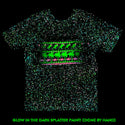 Surf N' Sun - Summer Splatter White Glow Tee