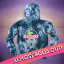 Gecko Vinyl 1980 Navy Blue Tie Dye Hoodie