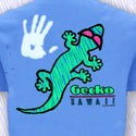 Gecko High Lighter - 1980's Blue Hyperflash T-Shirt