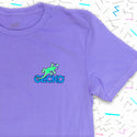 1989 Gecko Beach Patrol - Purple to Pink Hyper Tee