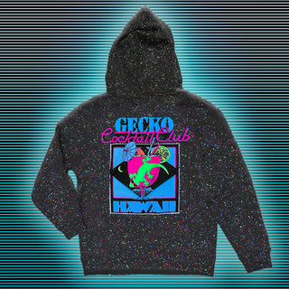 1989 Glow-In-The-Dark Splatter Hoodie - Gecko Cocktail Club