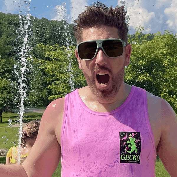 Space Gecko - HyperFlash Color Change Tank Top Purple