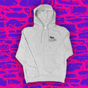 1987 Island Tour Full Zip Hoodie Heather Grey