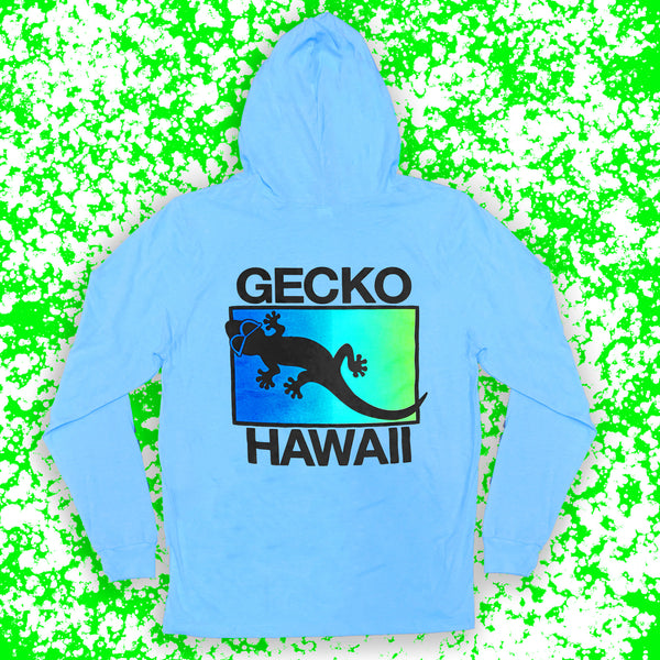Neon Drift - Neon Blue Frost HoodTEE