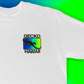 Neon Drift - Tidal Twist White Tee