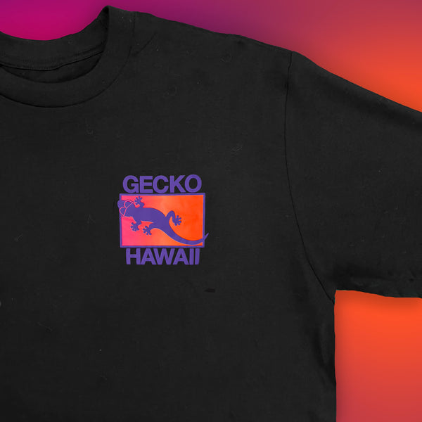 Neon Drift -  Tequila Sunset Black Tee