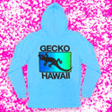Neon Drift - Neon Blue Frost HoodTEE