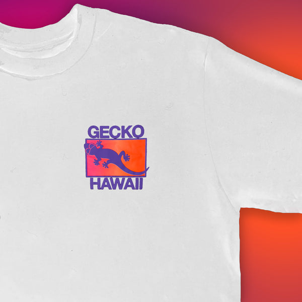 Neon Drift -  Tequila Sunset White Tee