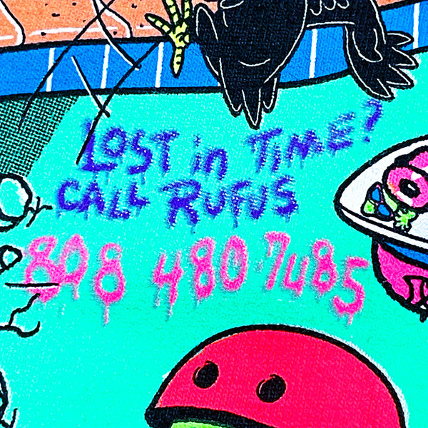 Pop-Up Pool Party: Green-to-Yellow Hyper Tee