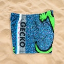 Iconic 1989 Gecko Wrap Blue Splatter Volley
