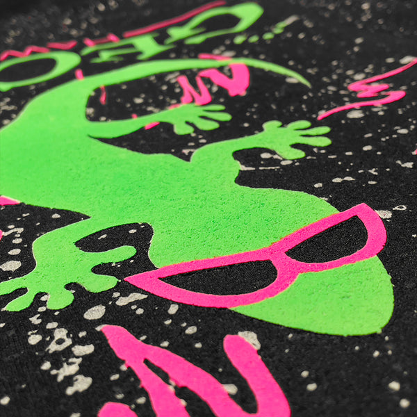 GITD SPLATTER Hoodie - Space Gecko Limited Edition