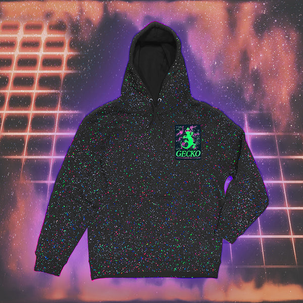 GITD SPLATTER Hoodie - Space Gecko Limited Edition