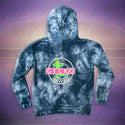Gecko Vinyl 1980 Navy Blue Tie Dye Hoodie