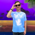 Gecko Marble HYPERFLASH Blue-To-White Tee