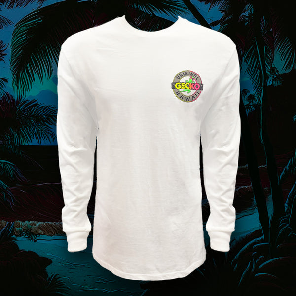 Tropic Tested 1980's White Long Sleeve