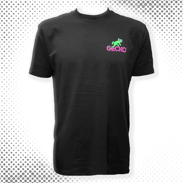 Gecko X Simko - All Rages - Black Tee