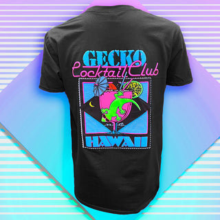Gecko Cocktail Club Black Tee
