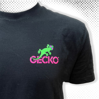 Gecko X Simko - All Rages - Black Tee