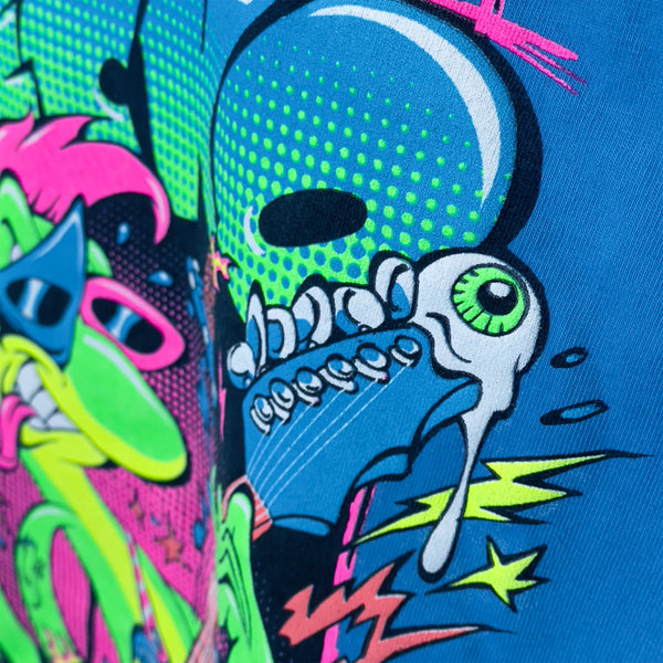 KIDS Gecko X Simko - All Rages - 1980's Neon Blue