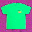 Bootleg Beach Postcard '89 - 1980's Neon Green