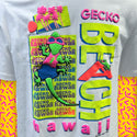 Gecko Postcard '89 - White Tee