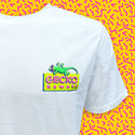 Gecko Postcard '89 - White Tee