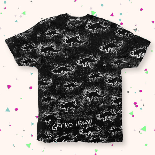 Original Gecko Black Shadow All-Over Tee