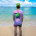 Wild Gecko 1990 - Hyper Flash Color Change Purple to Pink T-Shirt