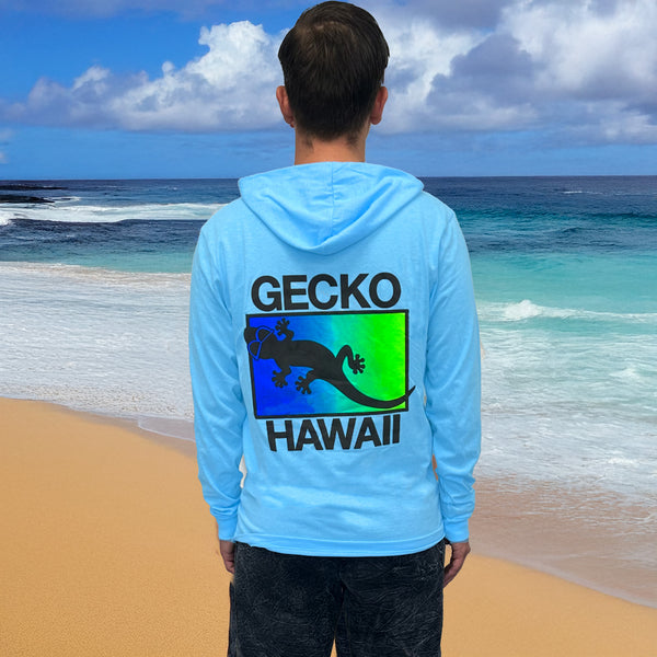 Neon Drift - Neon Blue Frost HoodTEE