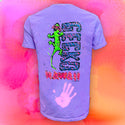 1988 Gecko Mania - HyperFlash Purple-to-Pink Tee