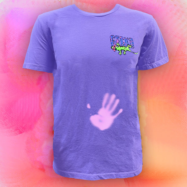 1988 Gecko Mania - HyperFlash Purple-to-Pink Tee