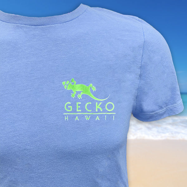 Gecko Fam Hyper Tee Blue-to-White