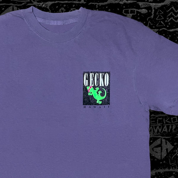 Gecko Marble - Boardwalk Berry - Pigment Dyed Tee