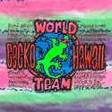 Gecko Earth Day - Secret 1980s Hand-Painted Retro Tee