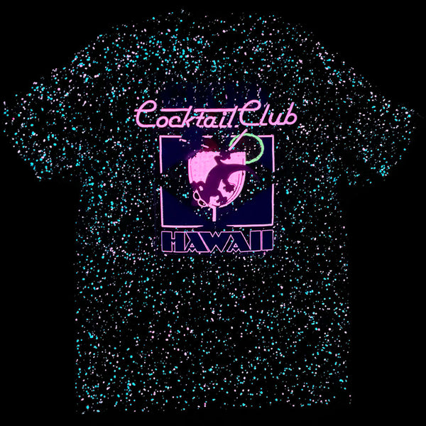 Gecko Cocktail Club - Secret Glow In The Dark Red/White/Blue Splatter