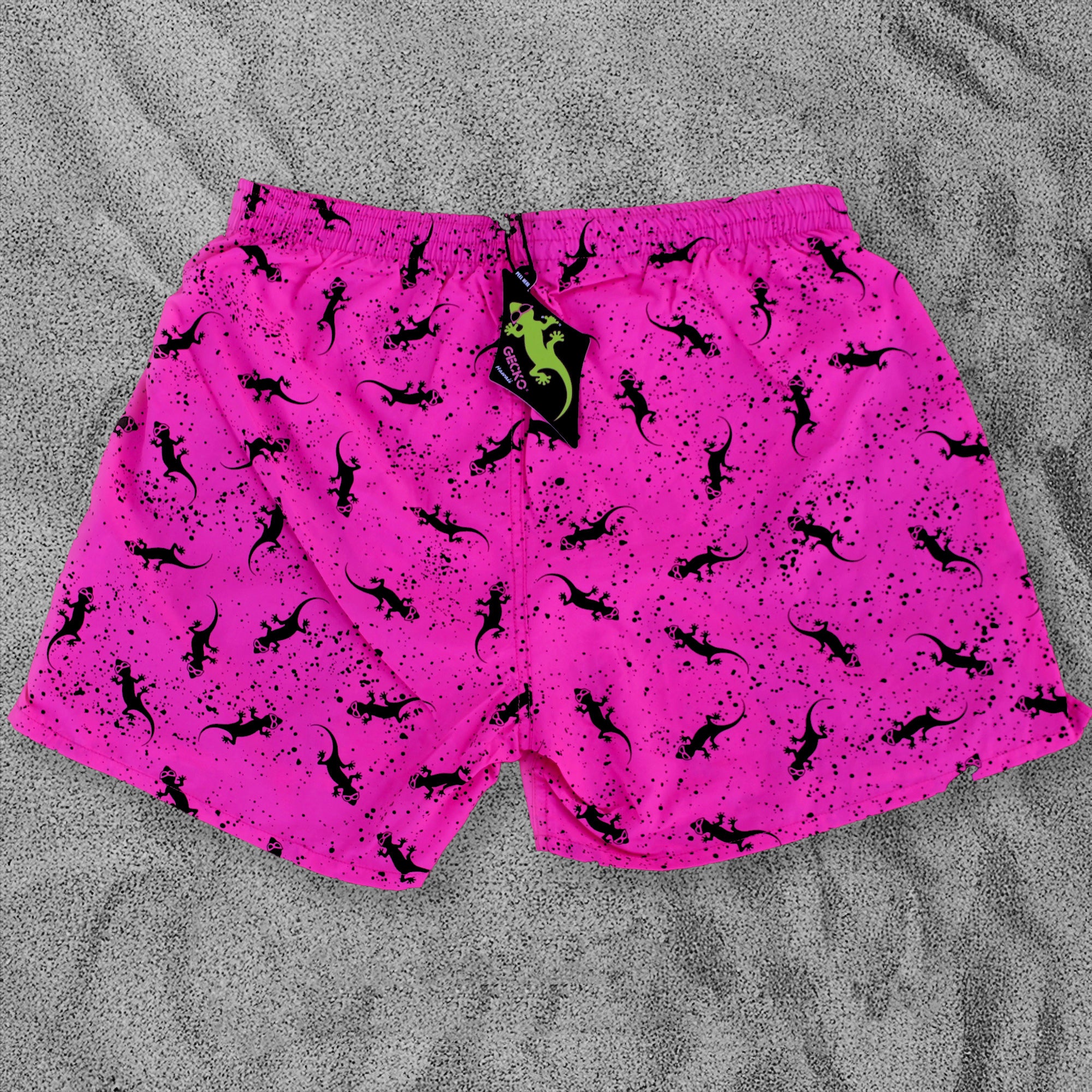 【pink hawaii】 90s Forever Gecko Volley Fuchsia | Gecko Hawaii