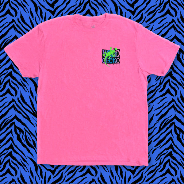 1990 Wild Gecko - Heather Neon Pink Punch