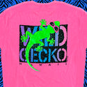 1990 Wild Gecko - Heather Neon Pink Punch