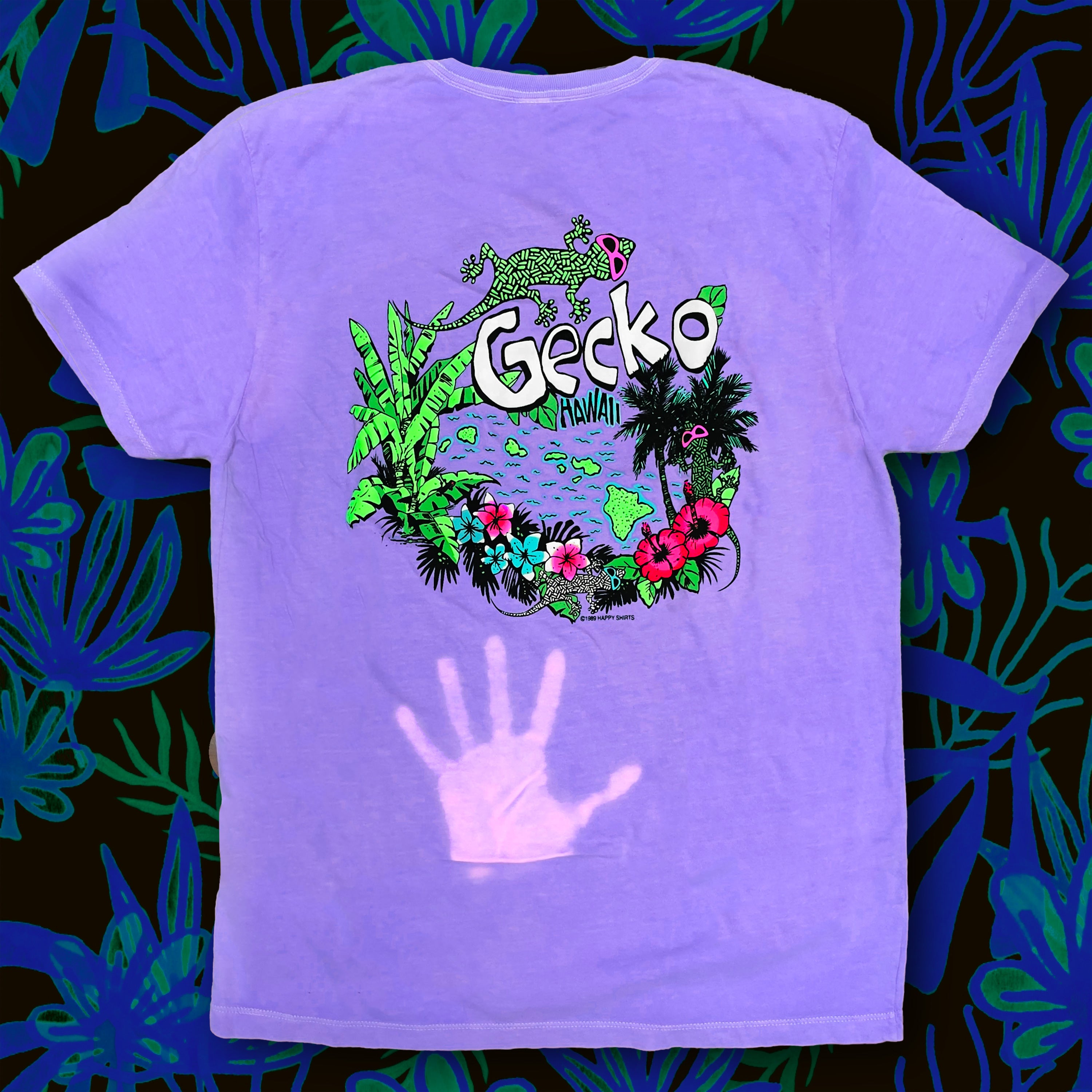 Hawaiian Islands 1989 - HYPERFLASH Purple-to-Pink | Gecko Hawaii