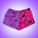 Gecko Wall - Pink/Purple Split Unisex Beach Runners