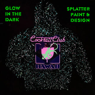 1989 Glow-In-The-Dark Splatter Hoodie - Gecko Cocktail Club