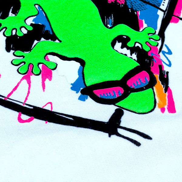 1989's Gecko Graffiti White Hoodie