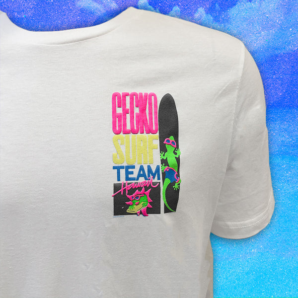 Gecko Surf Team '89 Classic White Beach Tee