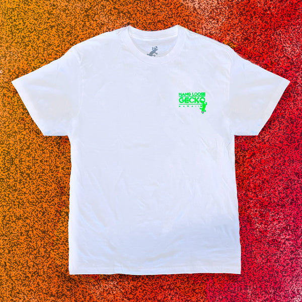The Original 1985 Hang Loose Gecko White Tee - Re-Issue 2