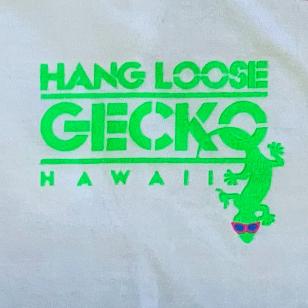 The Original 1985 Hang Loose Gecko White Tee - Re-Issue 2