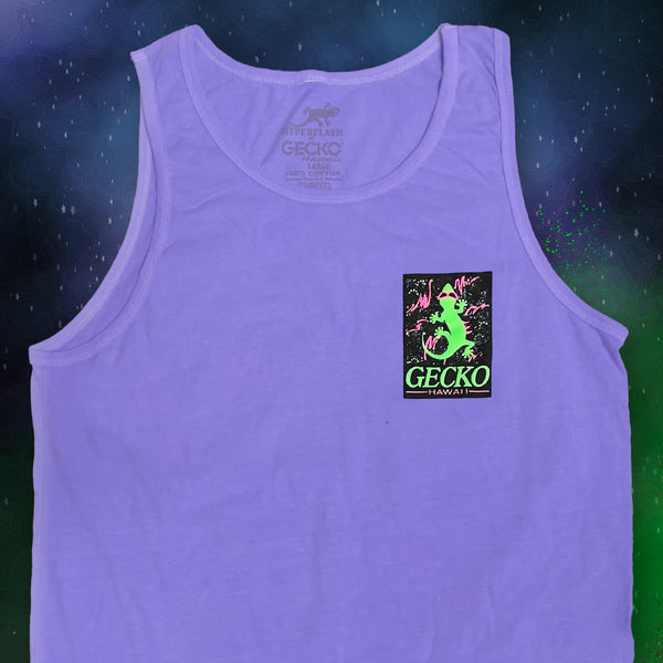 Space Gecko - HyperFlash Color Change Tank Top Purple