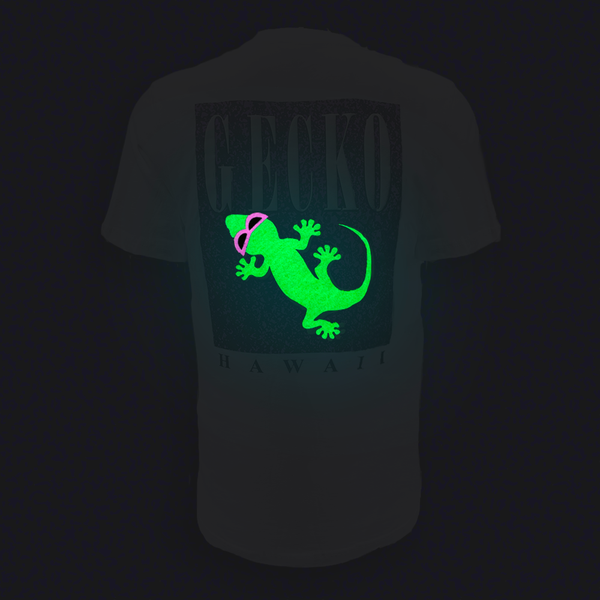 Gecko Marble - White Cotton Radstrike Tee
