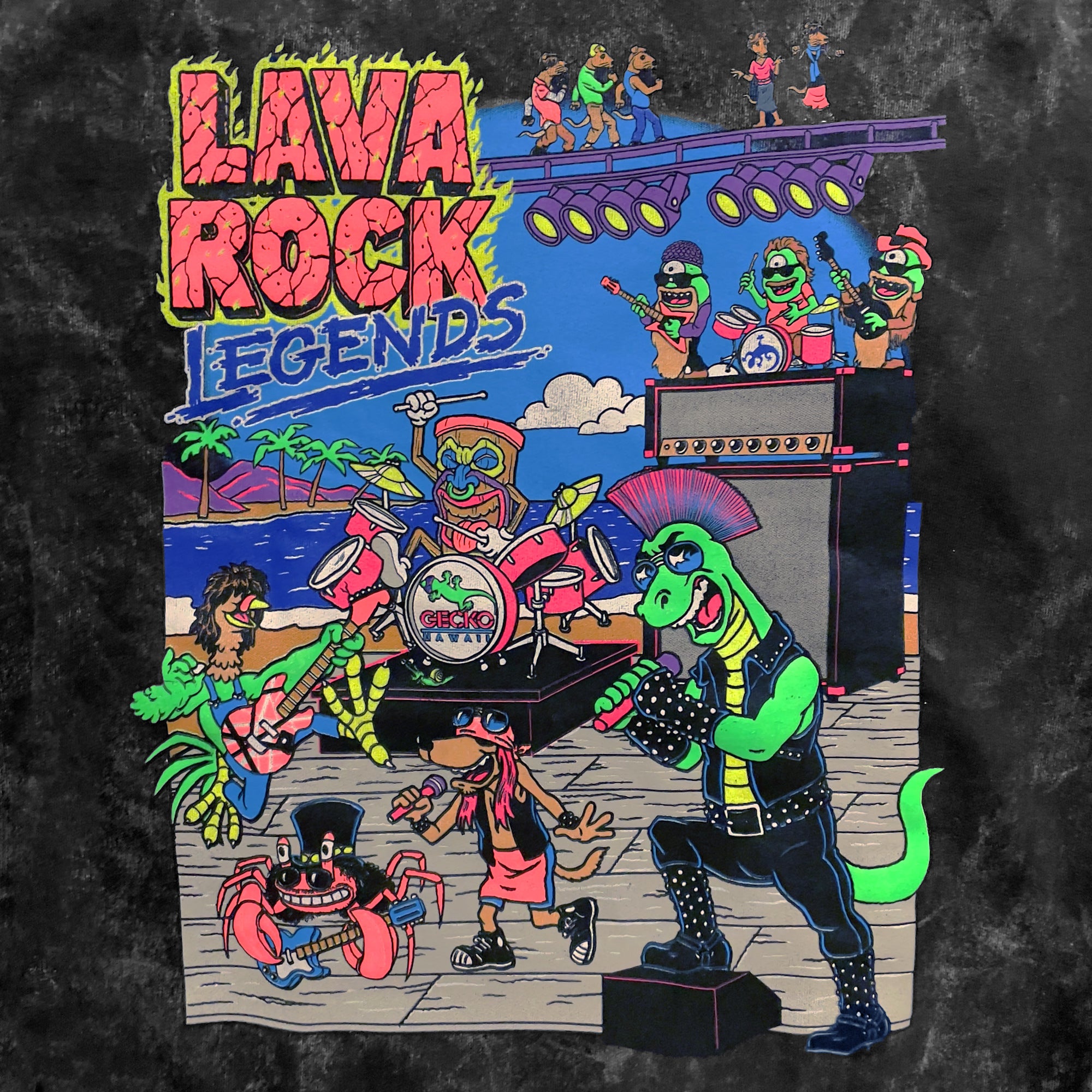 Gecko X Nazar - Vintage Black - Lava Rock Legends | Gecko Hawaii