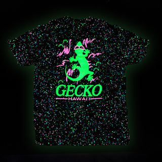 1988 Space Gecko Glow In The Dark SPLATTER TEE - Limited 2025 Edition