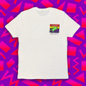 New Wave Gecko - White Tee
